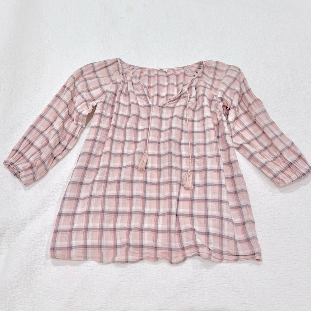 Soft Joie cotton peasant style blouse xs